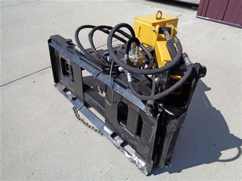 used koyker skid steer post drivers|Skid Steer Post Driver Attachment .